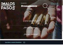 Tablet Screenshot of dromomanos.com